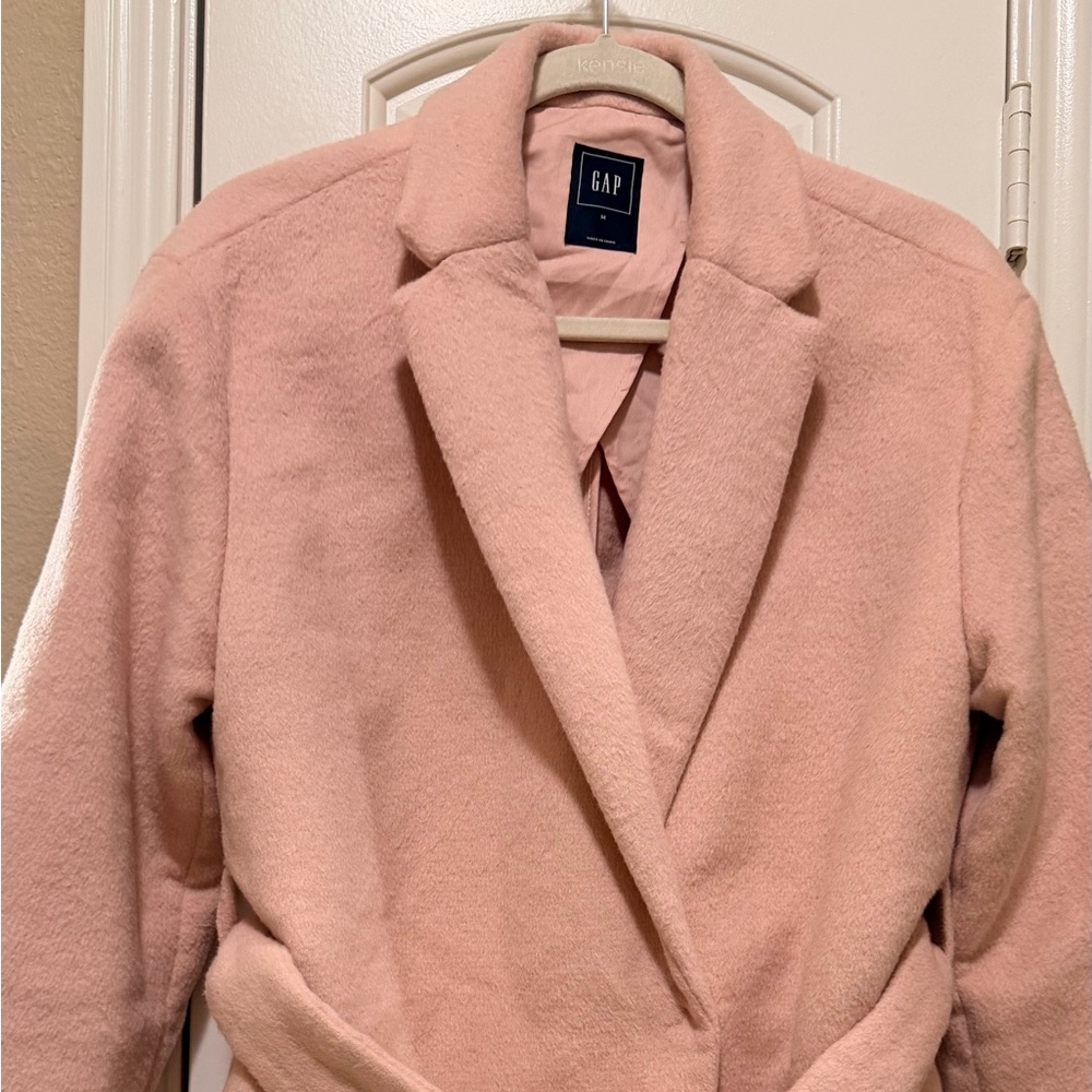 GAP Soft Pink Wool Coat